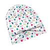 2D Flat Printing Colorful Gaming Buttons Minimalist Knit Hat Designed for Adults Who Enjoy Quiet Style Complements Neutral Tones and Effortless Outfit