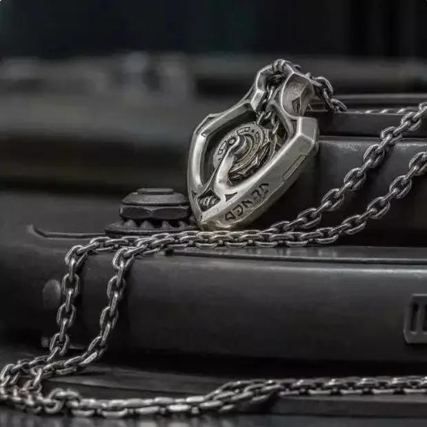 

Механическое вращающееся зубчатое колесо Ретро панк кулон ожерелье Уличный EDC Креативный мужской подарок