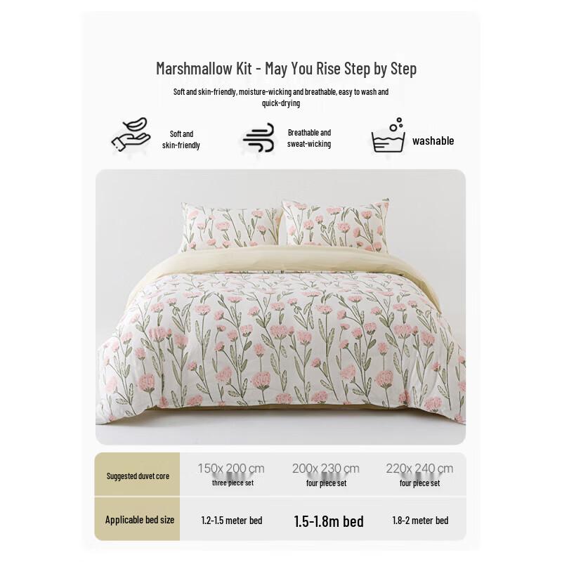 

Cotton Candy Seven-Hole Fiber Quilt