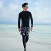 Womens UV Protection Long Sleeve Rash Guard Set Snorkeling Diving Surfing Swimming