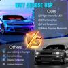 Smart Rgb Full Color Flexible Led Screen Bluetooth App Control Car Rear Window Advertising Rolling Display