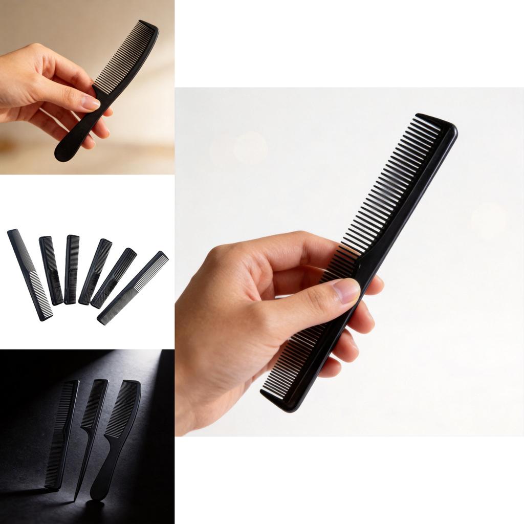 Plastic Hair Comb With Double Head Design For Hotel Use And Frizz Control