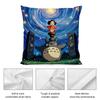 New T-TotoroS Kawaii Pillow Case Short Plush Sofa Decorative Gift Home Double-sided Printing Cushion