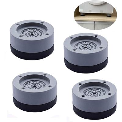 4 Pcs Shock and Noise Reduction,Anti-Vibration Mats for Washer and Dryer,Non-Slip Noise Reducing Rubber Washer Feet Stabilizer