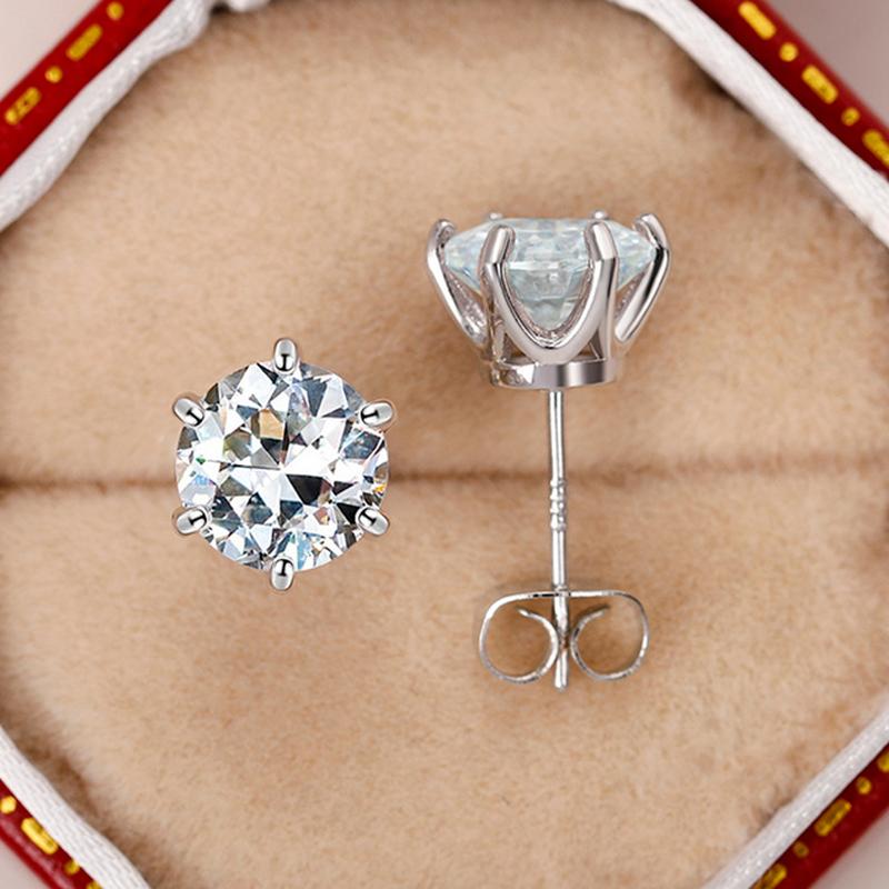

CAOSHI Elegant Dainty Stud Earrings Female Everday Wearable Zircon with Dazzling Zirconia All Match Trend Accessories for Women