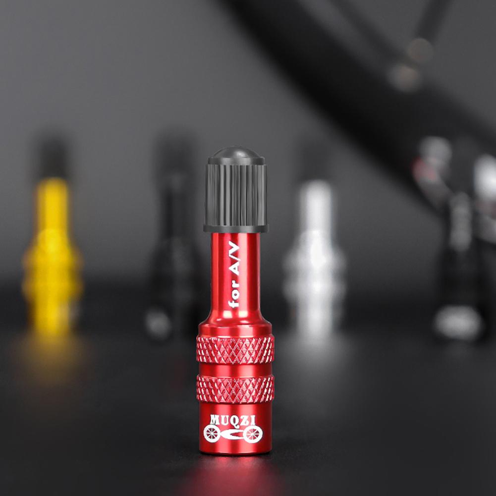 Adattatore per pneumatici per bici, strumento per stelo della valvola della bicicletta, riutilizzabile, convertitore valvola pneumatico, adattatore per ugello di gonfiaggio portatile per biciclette