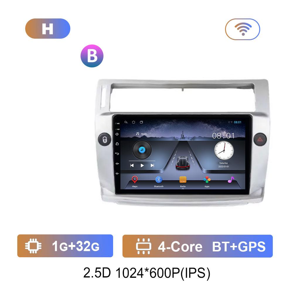 

Android 14 Навигация GPS для Citroen C4 C-Triomphe Quatre 2004 - 2014 Автомагнитола Мультимедийный плеер HD Экран WiFi 4G BT Головное устройство