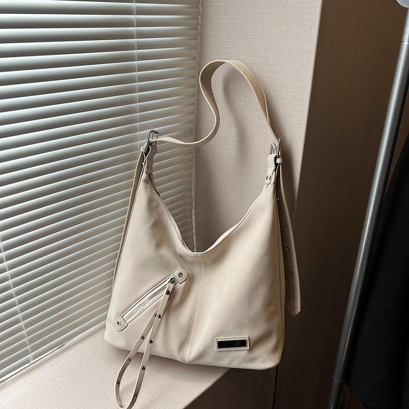 Bag Lazy Wind Underarm Bag New Large Capacity Tote Bag Wide Shoulder Strap Single Shoulder Casual Backpack