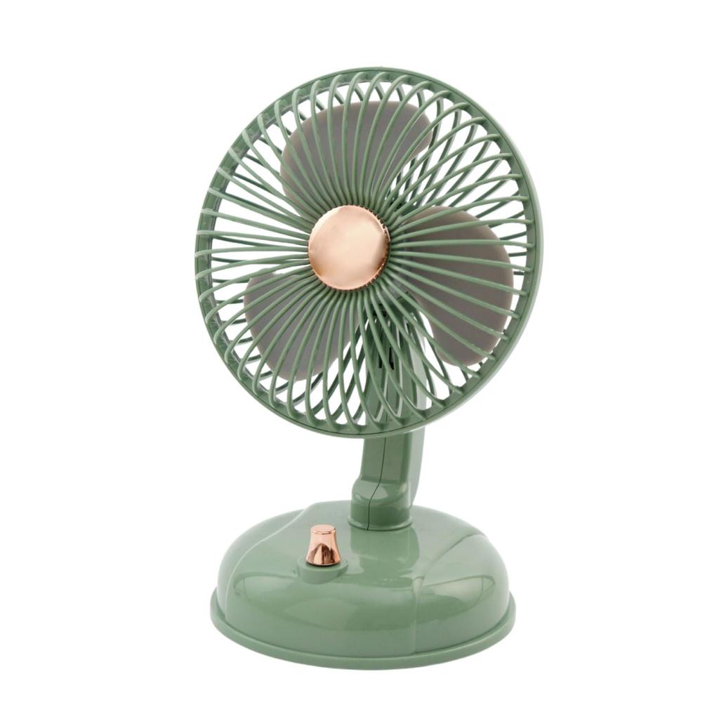 Toyo Case Desk Swing Fan, Green, Size: Approx. W17 D14.5 H25 (DF-SW-GR)