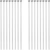 16PCS Cocktail Picks, Reble Metal Toothpick,8 Inch Stainless Steel Cocktail Toothpick, Martini Skewer, Bloody Mary Skewer for Olive Appetizer Fruit