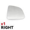 2PCS Car Wide Angle Mirror Heat Waterproof Anti Glare Large Vision Rearview Mirror Lens for Tesla Model Y Car Assessory