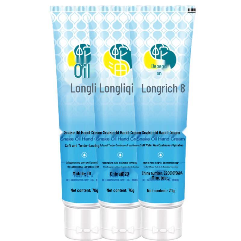 

Longliqi Snake Oil Hand Cream (3-Pack)
