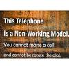 Dekorace Aqntique Kov Mosaz Starožitný Šňůrový Telefon Viktoriánský Starý Klasický Vzhled Pevná Linka Nefunkční Telefon Pouze Pro Dekoraci