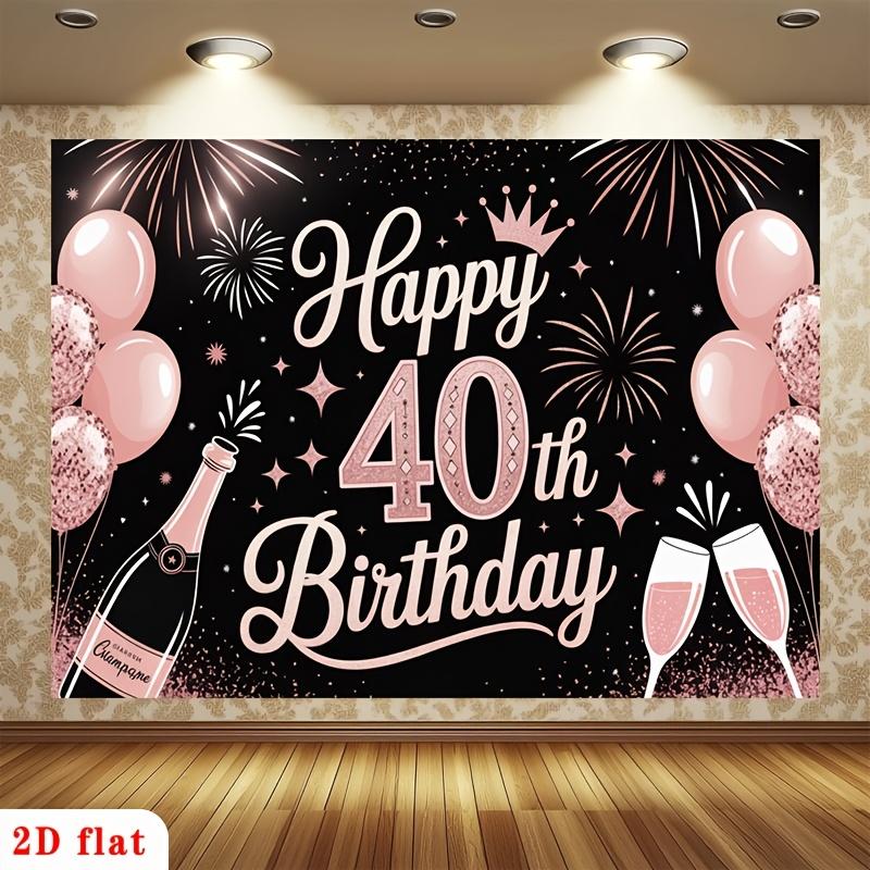 2D Plane - 2D Plane - A 2D plane banner made of a single piece of material in pink with a shimmering effect 100x150cm