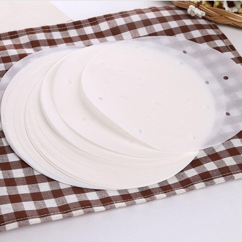 Round Liners Air Fryer Baking Sheet Oilcloth For Bamboo Steaming Baskets Resistant High Temperature