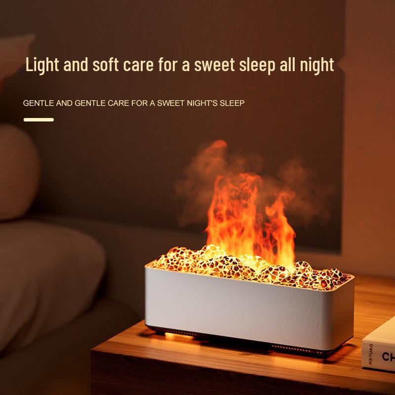 Seven-Color Ultrasonic Aroma Diffuser with Salt Stone