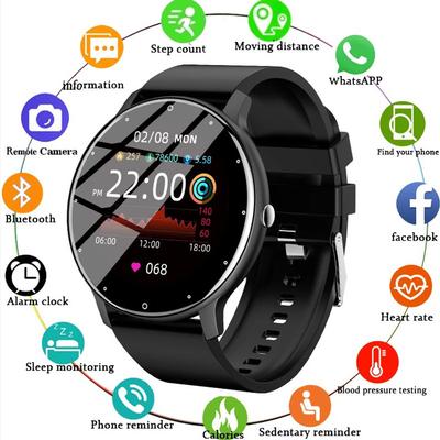 Hot ZL02 Smart Watch Sport Fitness Smartwatch For Women Men Lady Sleep Heart Rate Monitor IP67 Waterproof Watches For Android