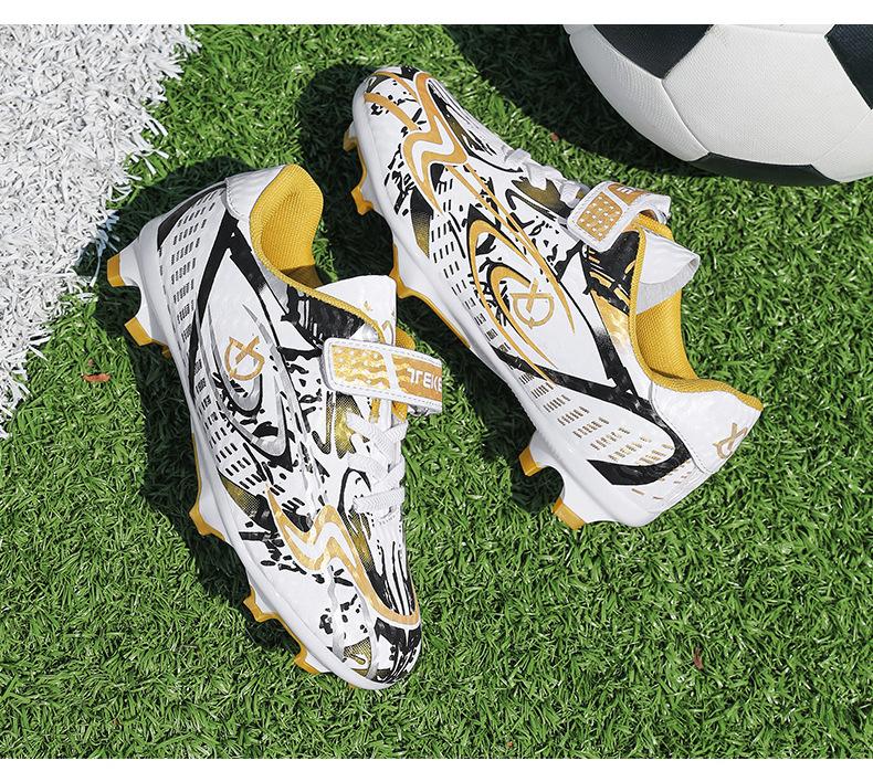 Children'S Football Shoes Men'S And Women'S Outdoor Lawn Non-Slip Football Shoes Long Nails Broken Nails Training Wear-Resistant Sneakers