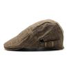 Gorra de Algodón y Lino para Hombre y Mujer, Estilo Vintage, Protección Solar, con Visera Curva Ajustable, para Usar en Verano