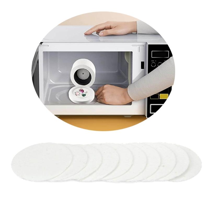 10 Τεμάχια Χαρτιά Φούρνου Μικροκυμάτων Χαρτί Κεραμικών Ινών Χαρτί Φούρνου Θερμής Τήξης Στρογγυλό Χαρτί Ραφιού Χαρτί Συγχώνευσης Γυαλιού για Συγχώνευση DIY