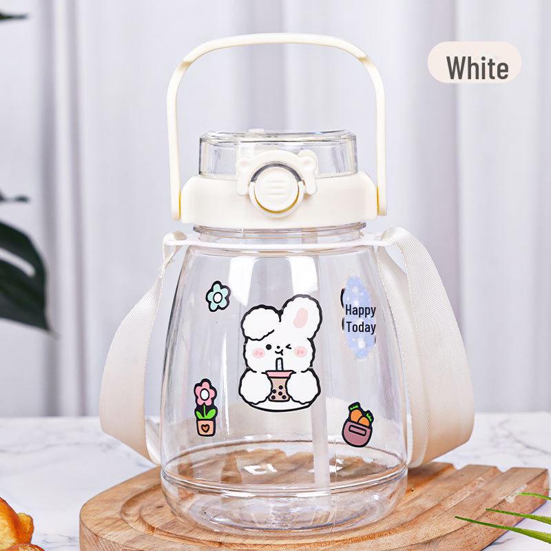 Charmig Panda Dubbel Dryck Barns Sugkopp – Stor Kapacitet, Söt Tecknad Design