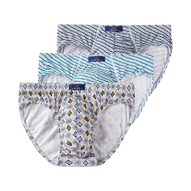 3 ks Pánské spodní prádlo Bavlněné kalhotky Pohodlné slipy Potisk Spodky Chlapecké spodní prádlo Prodyšné kalhotky L XL 2XL 3XL 4XL 5XL