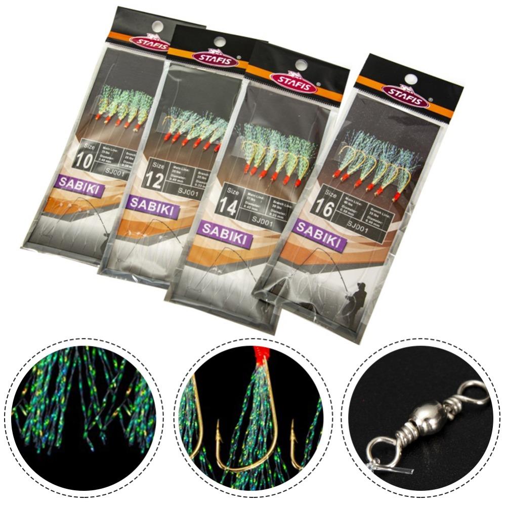 

Оснастка для приманки Snapper Rigs Рыболовная леска Крючок для рыболовной приманки Оснастка для приманки Терминал Аксессуары для снастей