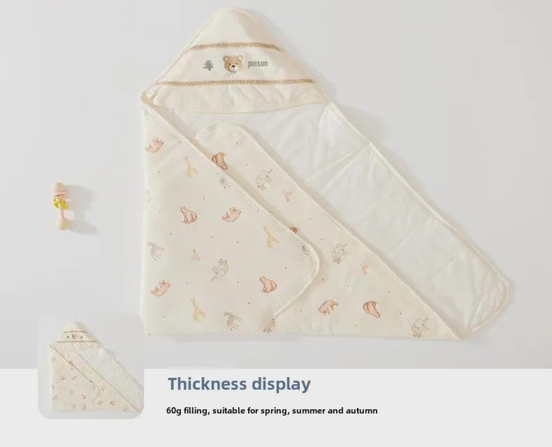 60g Deka z čisté bavlny pro novorozence - Zavinovačka pro jaro a podzimní porodní sál