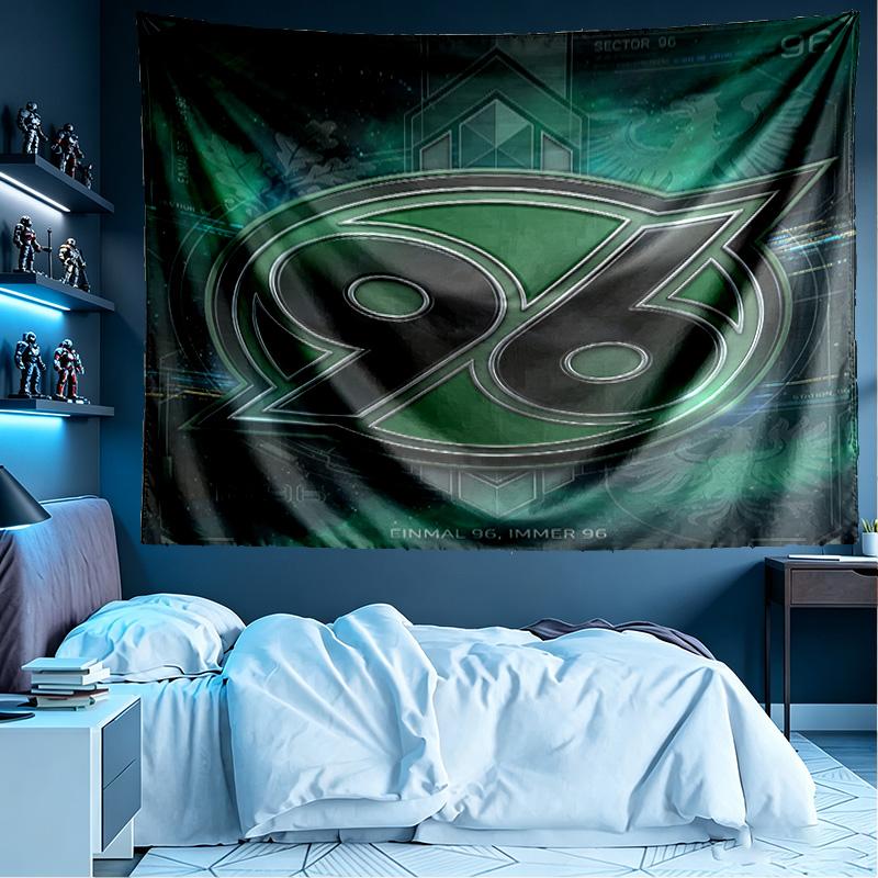 Hannover 96 Football Print Tapestry, Lightweight Wall Hanging, for Bedroom, Dorm, Living Room, Home Art Decor, Birthday Christmas Gift for Friends