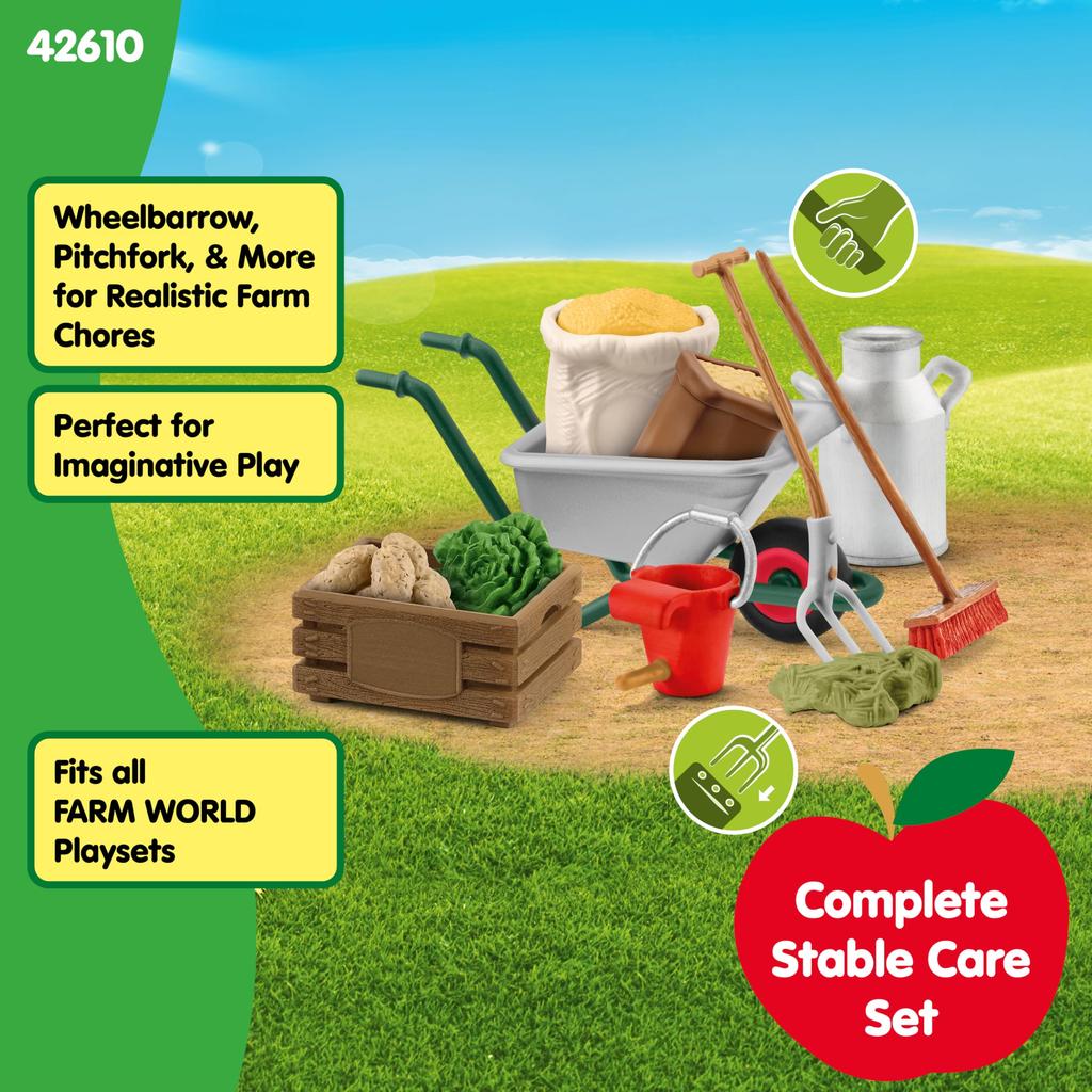 Schleich Farm World Farm Food and Tools 42610