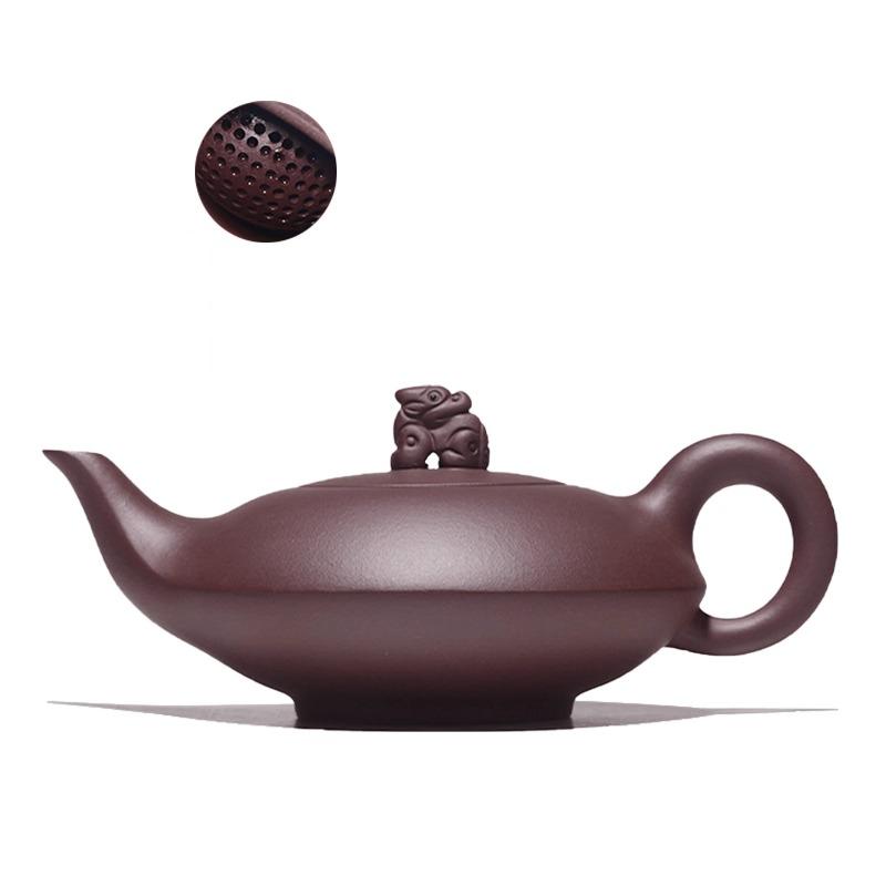 Earthenware Pot of Yixing Handmade Large Capacity Beast Teapot Kung Fu Tea Set Drinking Utensils Tea Ceremony Accessories