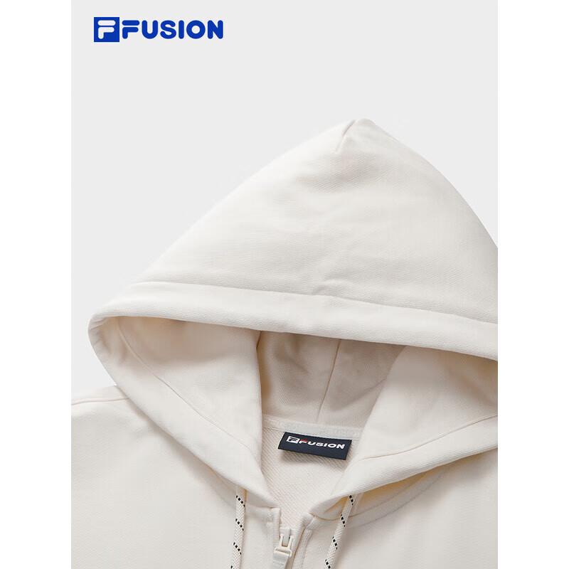 FILA FUSION Unisex Pure Cotton Hooded Sweatshirt