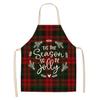 Linen Merry Christmas Apron Christmas Decorations for Home Kitchen Accessories 2025 Christmas Natal Navidad 2025 New Year Gifts