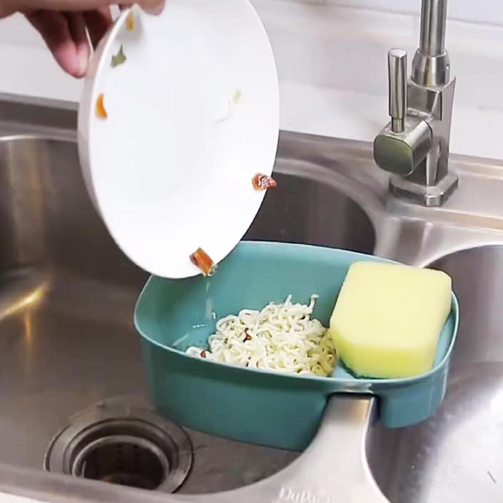Kitchen Sinks Draining Hanging Waste Basket Rubbish Storage Rack Anti-slip Racks Household Gadget for Cleaning Tools Toiletries
