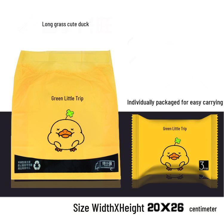 

Экологичный мусорный пакет для машины с мультяшным рисунком - Разлагаемый, Телескопический, Одноразовый мусорный контейнер