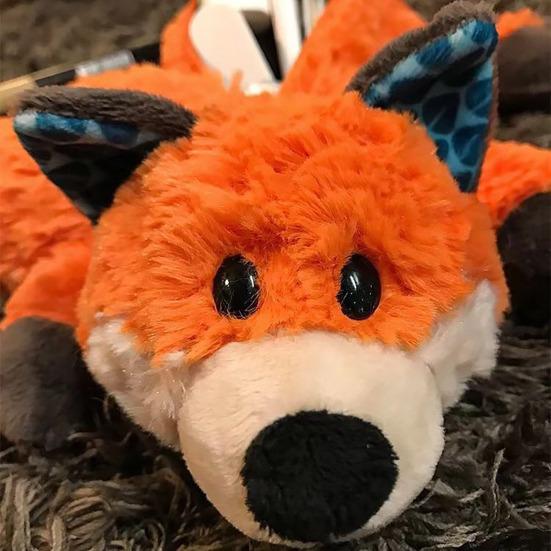 Federmäppchen in Form eines Cartoon-Fuchses, großes Fassungsvermögen, Schreibwarentasche für Studenten, Reißverschluss, Bleistifte, Marker, Make-up-Organizer