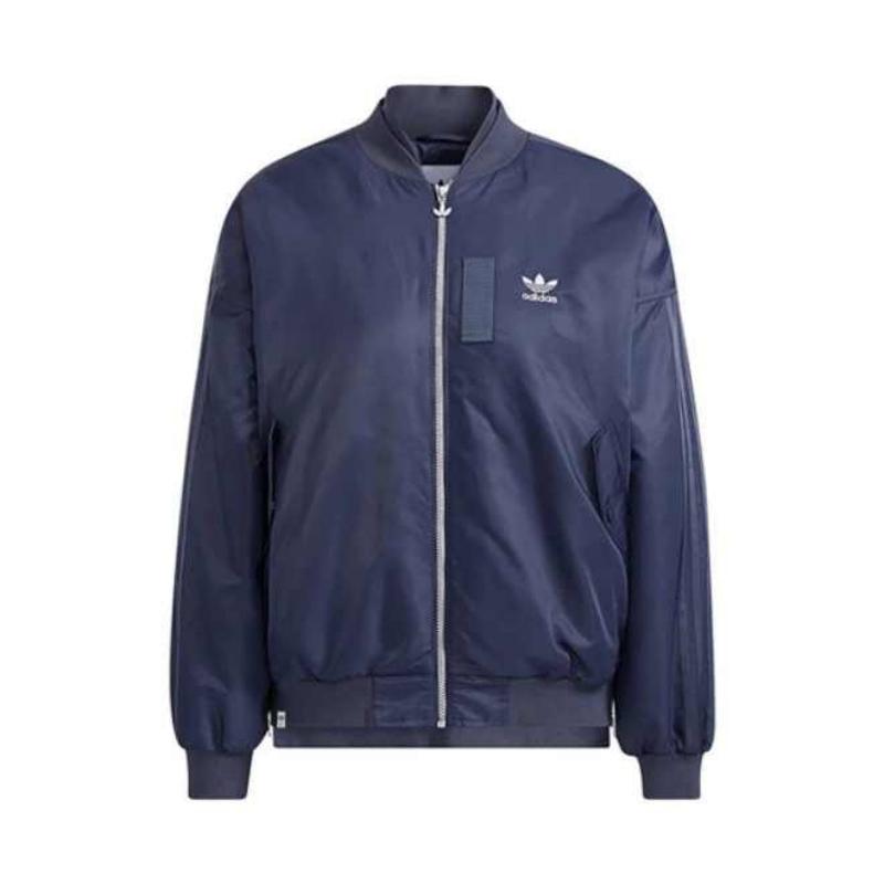 Adidas Originals Puffer Jacket Women s Dark Gray & Navy Blue HE6585 34