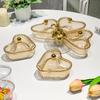 UOSU Amber Heart Rotating Snack Tray