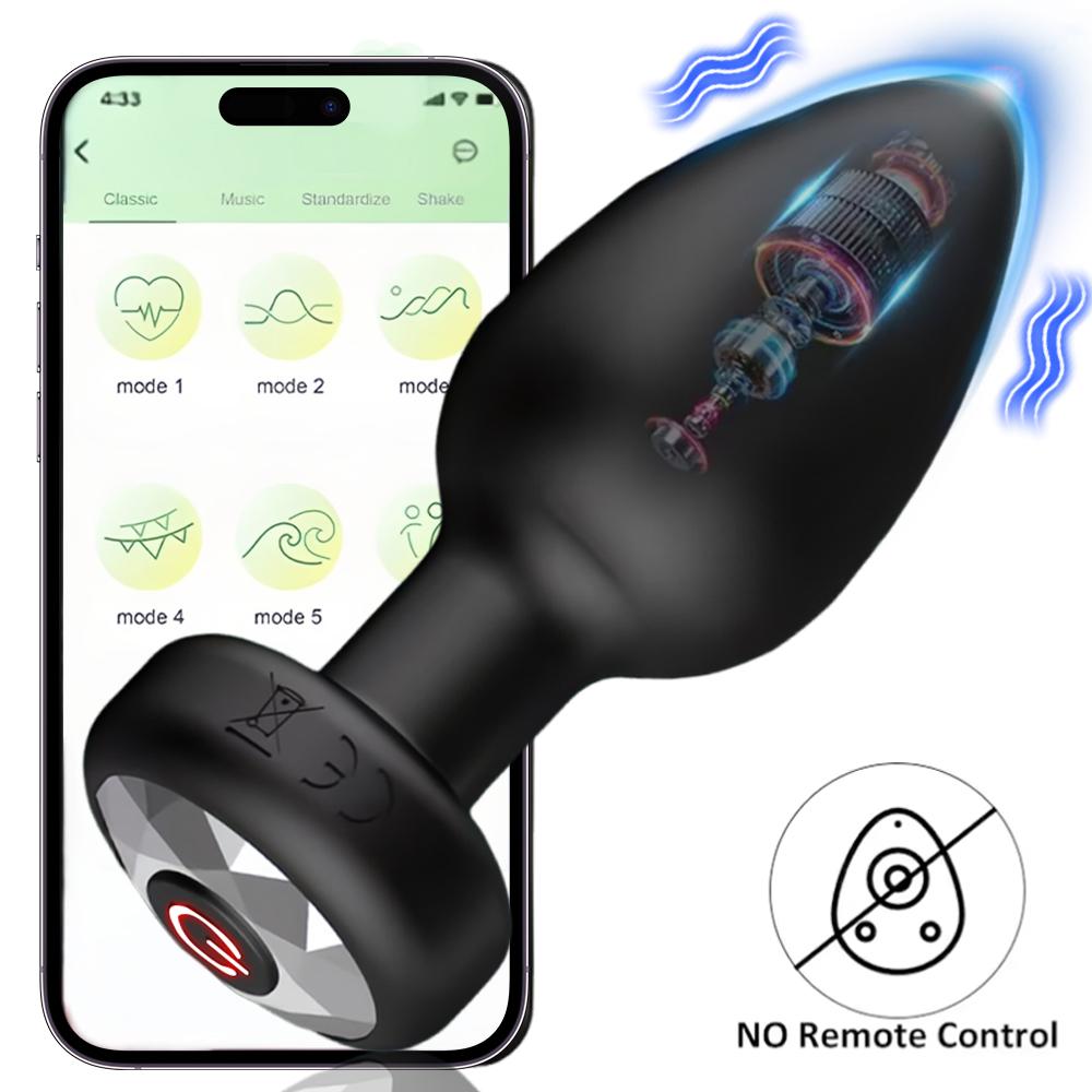 Wireless Bluetooth Anal Vibrator for Women APP Control Butt Plug Men Prostate Massager Female Masturbator Sex Toys for Couple