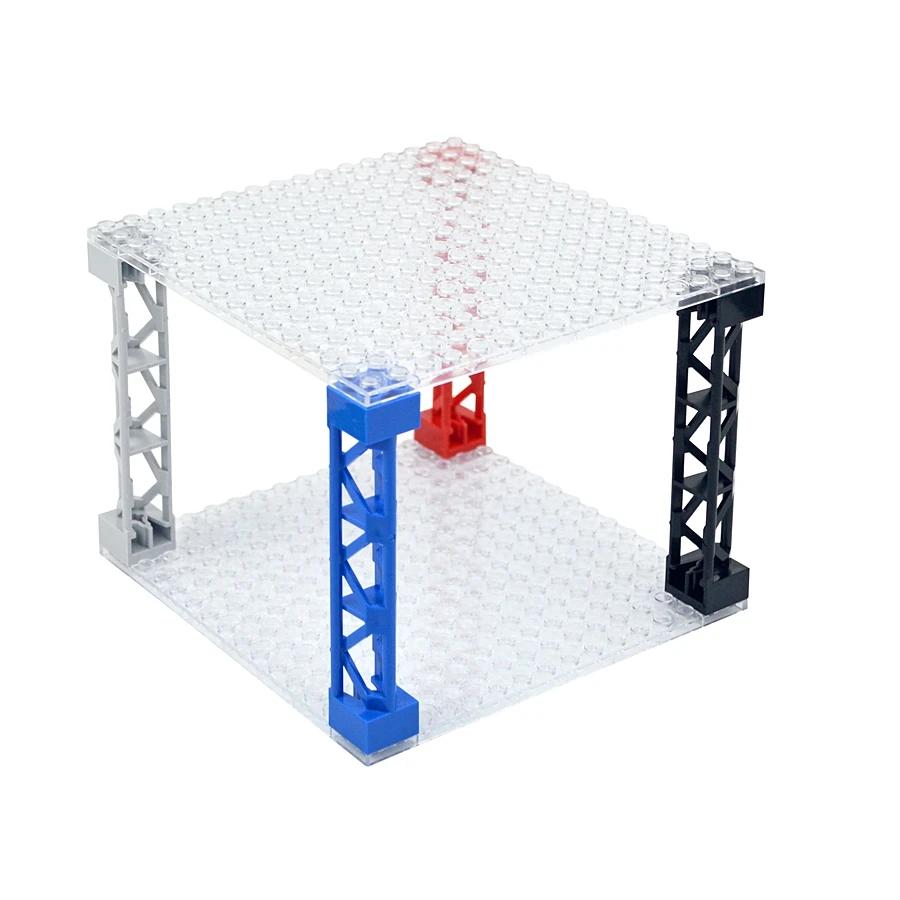 MOC High-Tech Pilíře Cihličky 2X2X10 Podpěrná Základová deska Pilíř Mostního nosníku Držák Stavební blok Sloup Hračky Kompatibilní 95347