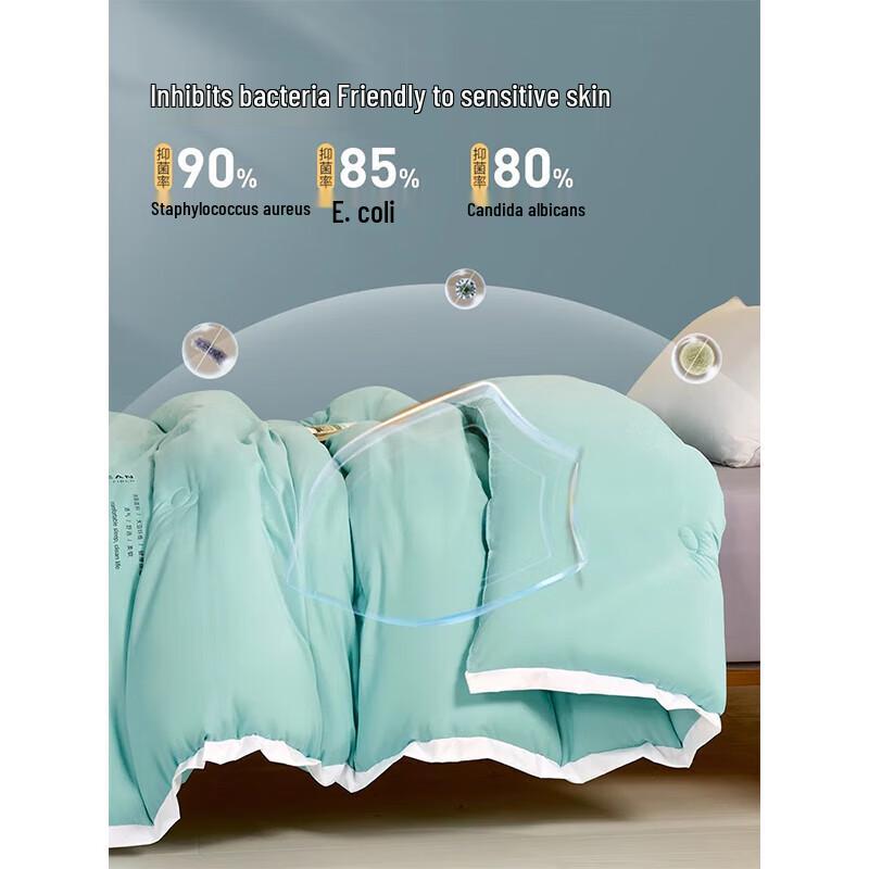 JELIYAS Soy Fiber Antibacterial Quilt - Lightweight & Washable