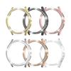 Bling Case for Samsung Galaxy Watch7 6 5 4 40mm 44mm Protective Case PC Encrusted Shiny Diamond Cover Bumper No Glass Accessorie