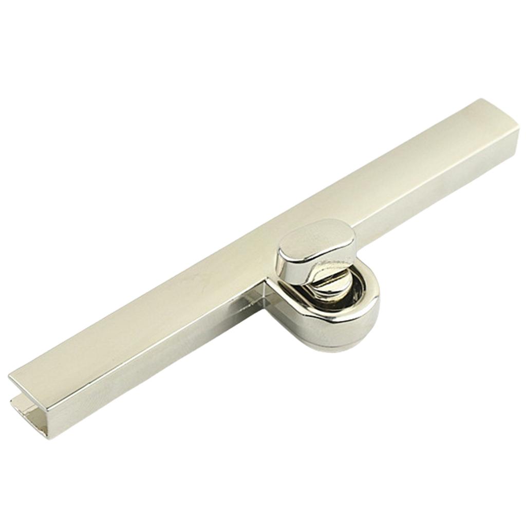 Modern 9.5CM Metal Turn Lock for DIY Handmade Bags Secure Purse Closure Accessory Purse Lock Replacement