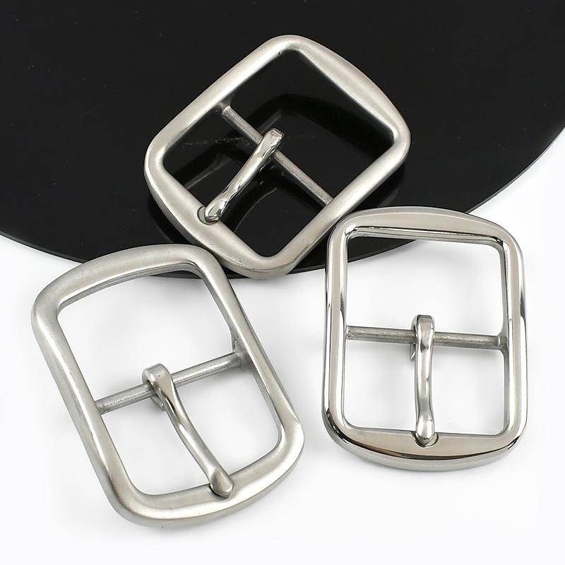 Meetee 1 Pezzo Fibbia per Cintura in Acciaio Inossidabile da 40mm Uomo Donna Cintura in Pelle Fibbie ad Ardiglione Jeans Vita Accessori di Ricambio per Abbigliamento