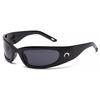 Sunglasses Crescent Sun Glasses Futuristic Fashionable I Disco Hip-hop Moon Trend 18095