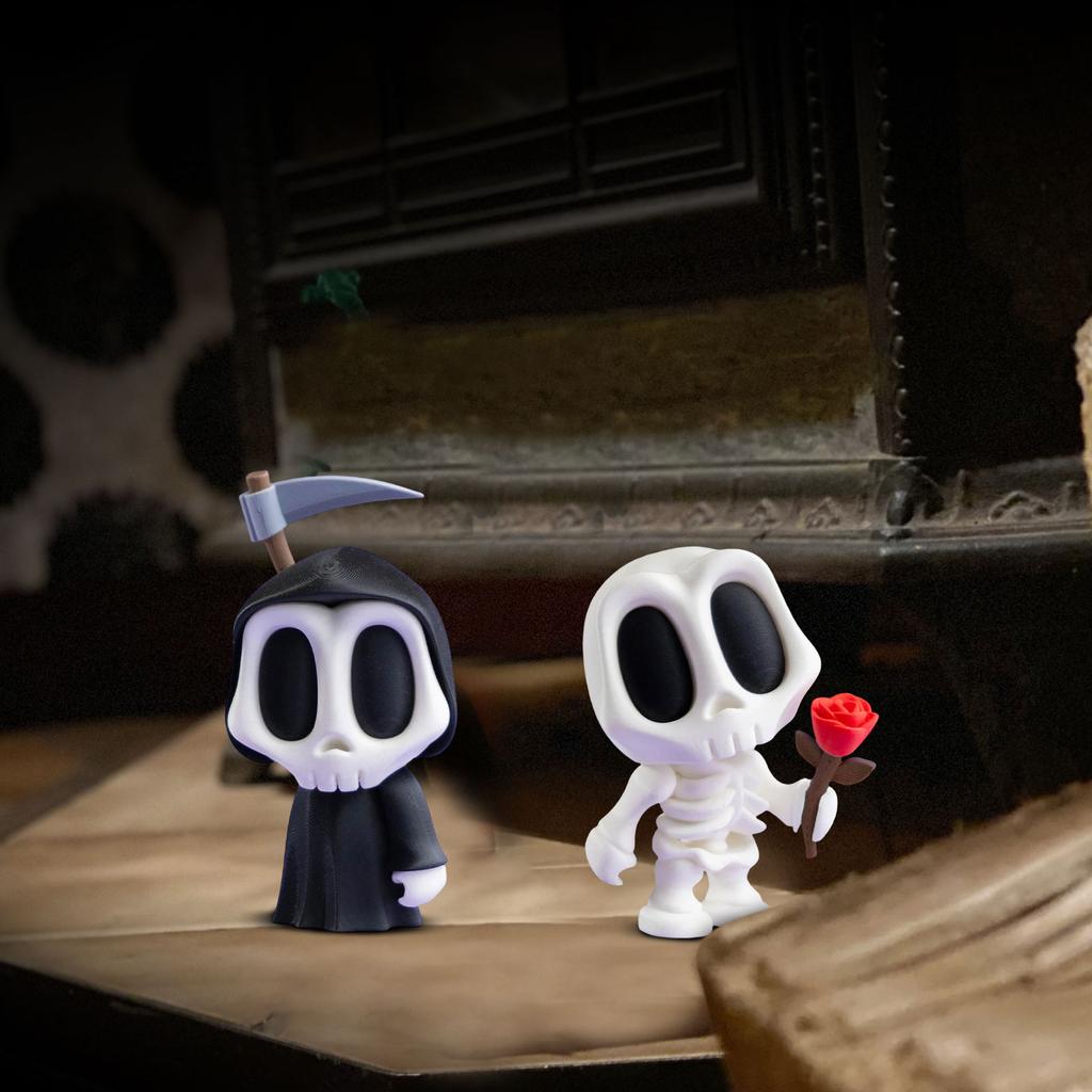 3D Printed Figurines, Cute And Adorable Ornaments, Children's Toys, Small Gifts, And Scary Yet Cute Collectibles.