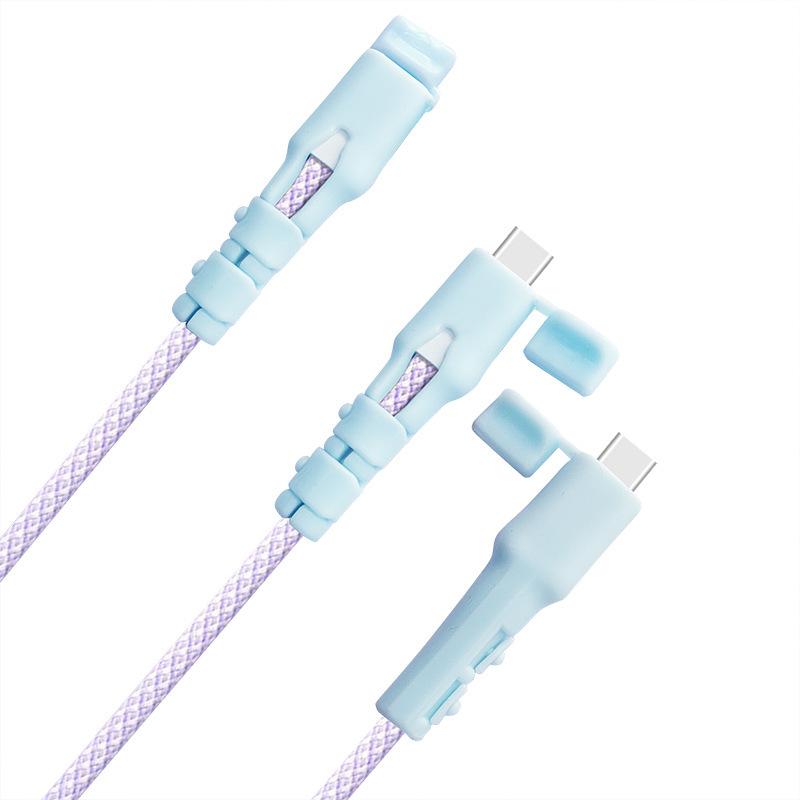 Data Cable Protection Cover Anti Charging Cable Protection Cover Charger Cable Head Soft Silicone Rubber Protector Accessories