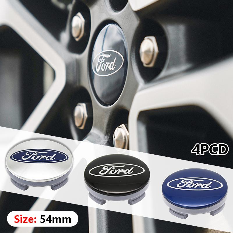 Car Sticker 54mm Car Original Hubcap Decoration For Ford Focus MK2 Fiesta Mondeo Galaxy Falcon Territory Ecosport Auto Accessori