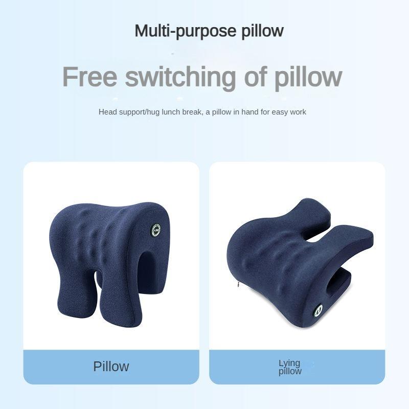 Neck Support Office Rest Lunch Break Orthopedic Student Desk Sleeping Memory Foam Nap Pillow For Travel Headrest
