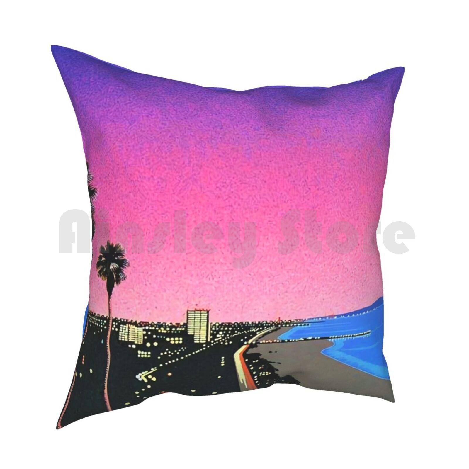Wet Klopo Hiroshi Nagai Vaporwave Pantai Pillow Case Printed Home Soft DIY Pillow Cover Music Great Good Flashback Tape 30x30cm 12x12in